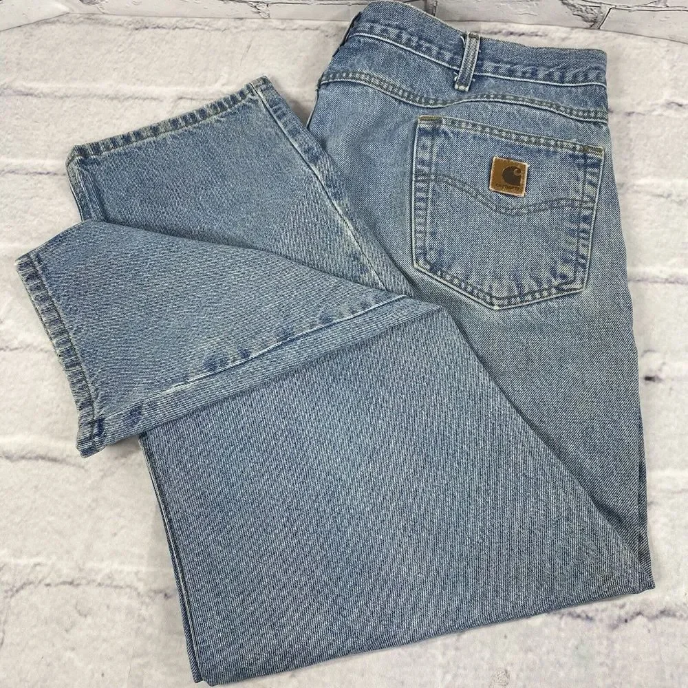 Vintage Carhartt B18 STW Traditional‎ Fit Jeans Men's Size 42X30 Workwear 2005